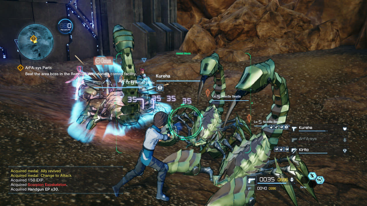 Nintendo Switch-Sword Art Online Fatal Bullet Complete Edition-gameplay 9