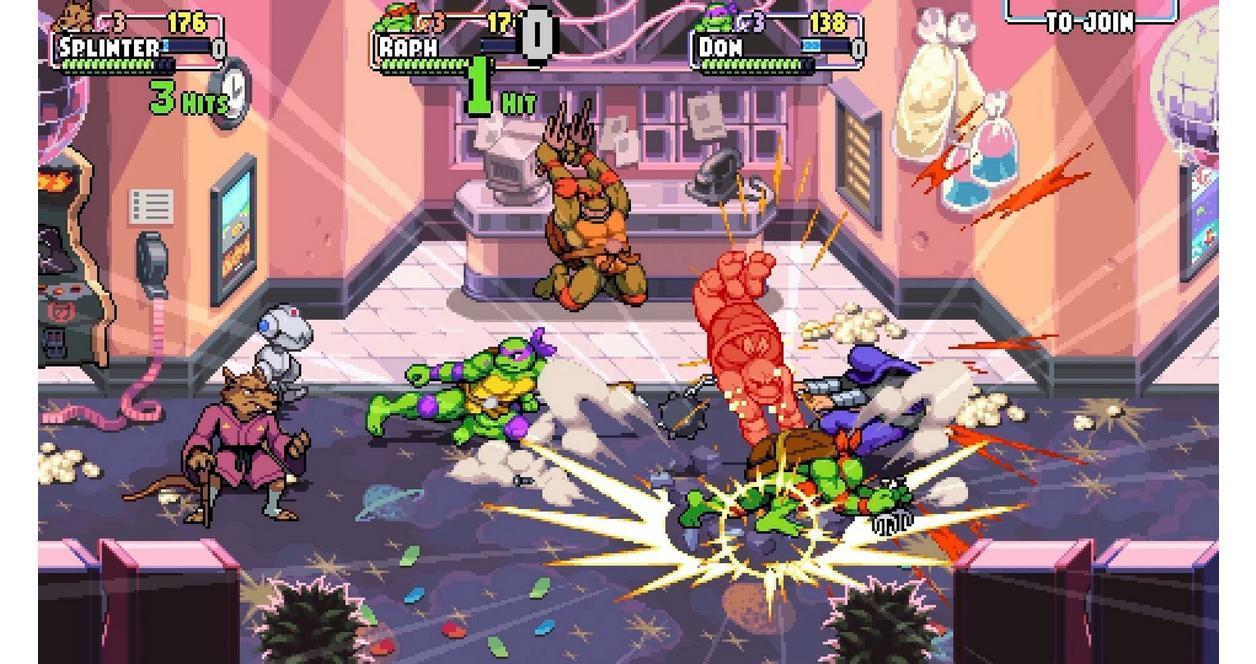 Nintendo Switch-Teenage Mutant Ninja Turtles Shredders Revenge Standard Edition-gameplay 1