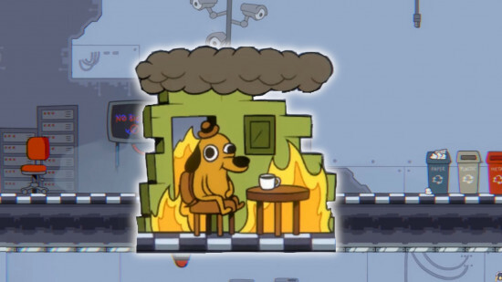 Nintendo Switch-This Is Fine Maximum Cope-gameplay 2