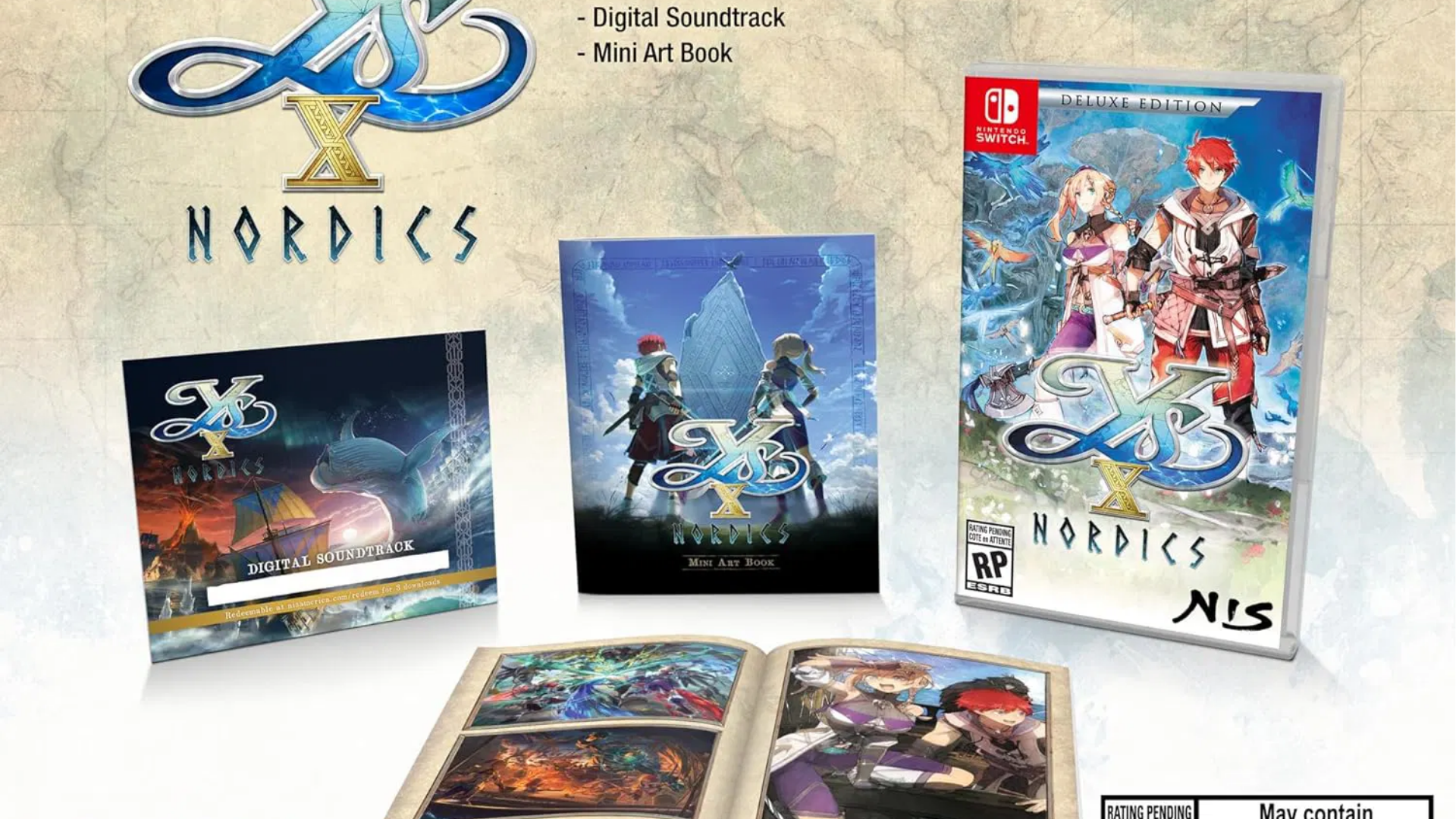 Nintendo Switch Game YS X Nordics Deluxe Edition (3)