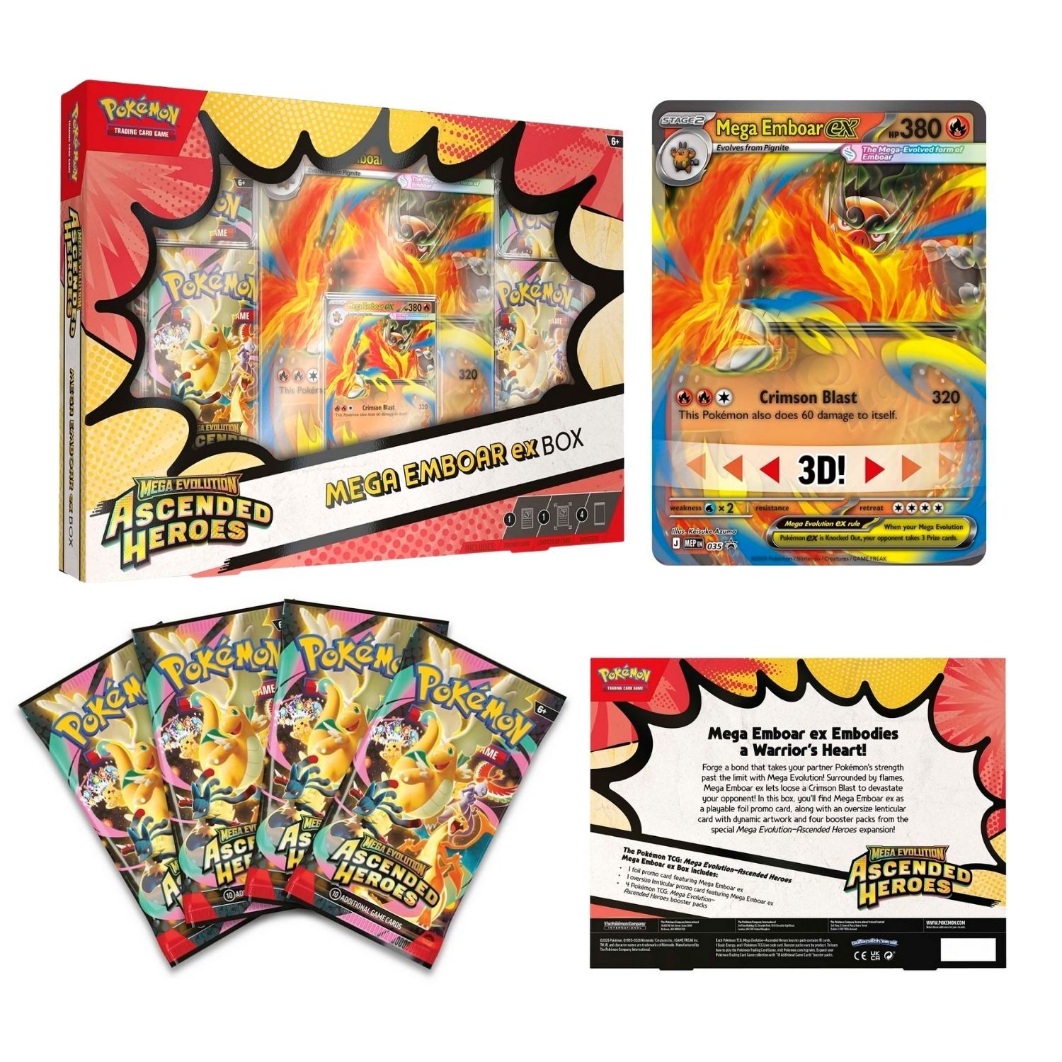 ME2.5 Mega Evolution Ascended Hero Ex Box 10-10313-126 (4)