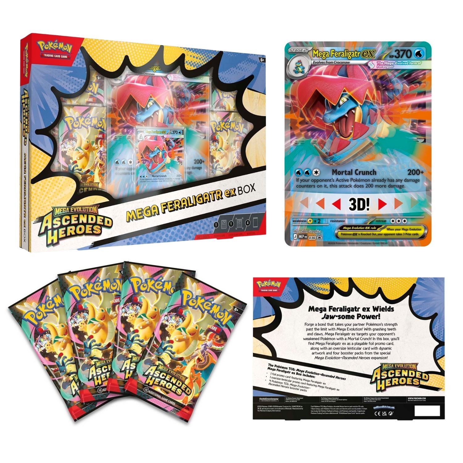 ME2.5 Mega Evolution Ascended Hero Ex Box 10-10313-126 (5)