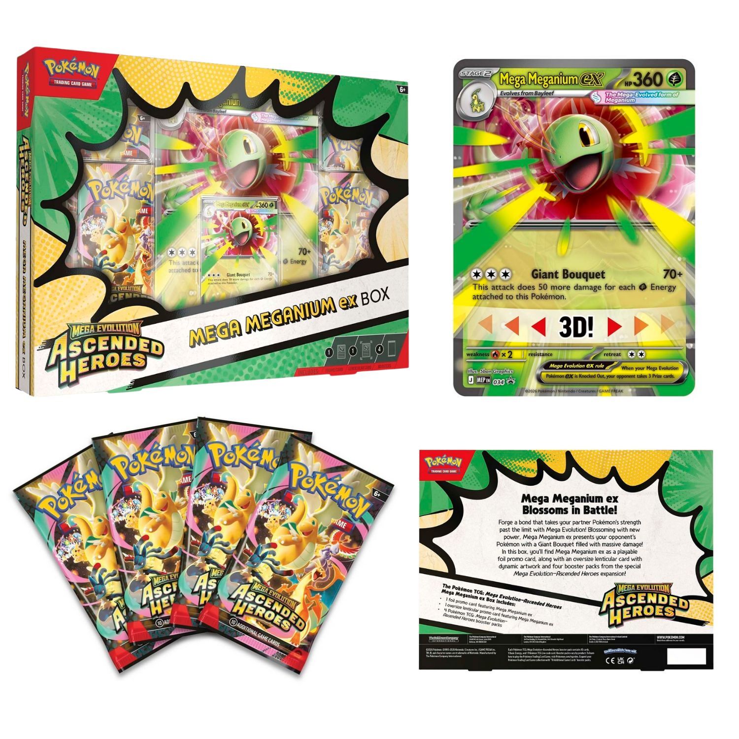 ME2.5 Mega Evolution Ascended Hero Ex Box 10-10313-126 (6)