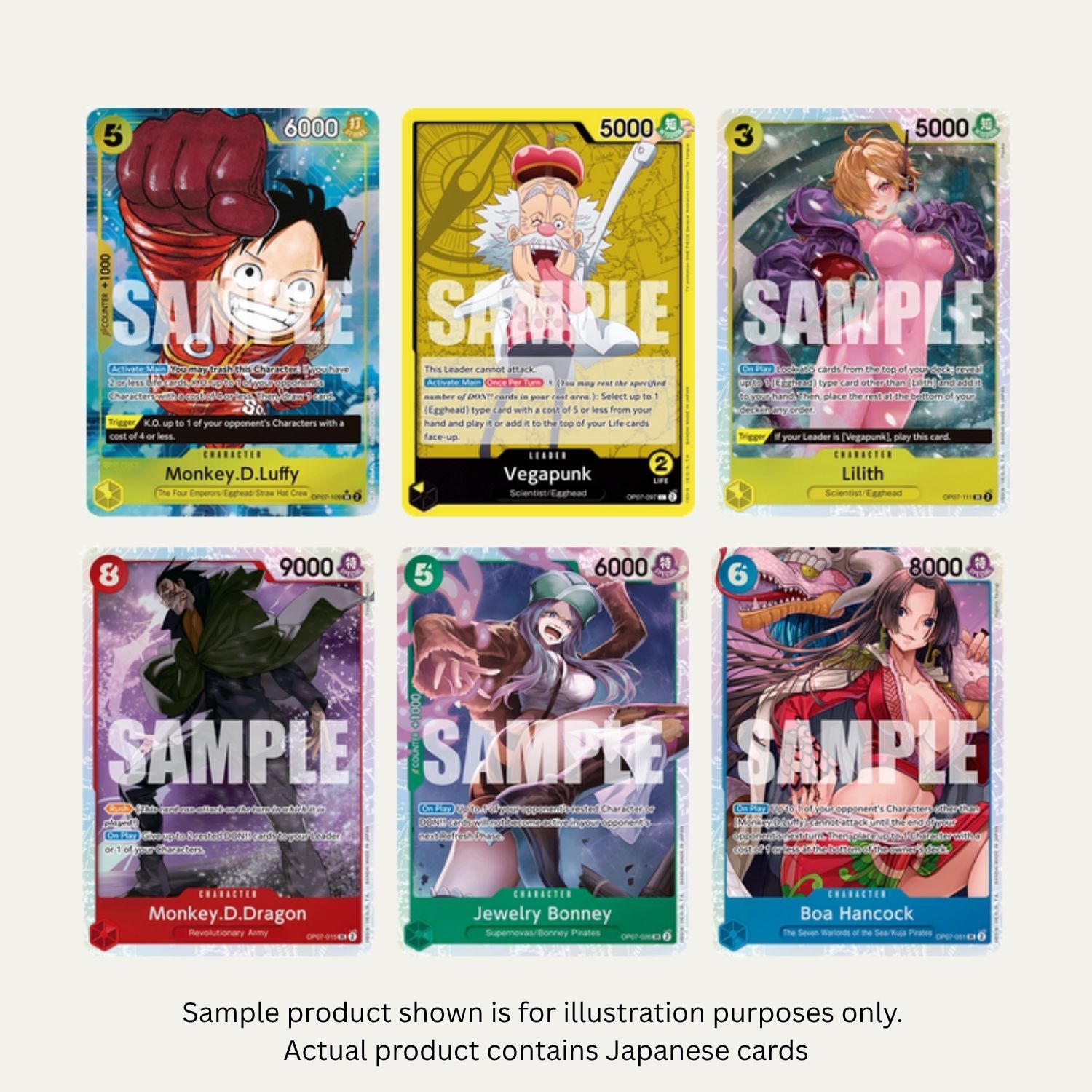 TCG One Piece Card Game Booster Pack 500 Years in the Future OP-07 Japanese  Pack (Trading Card Game)  ArchWizard