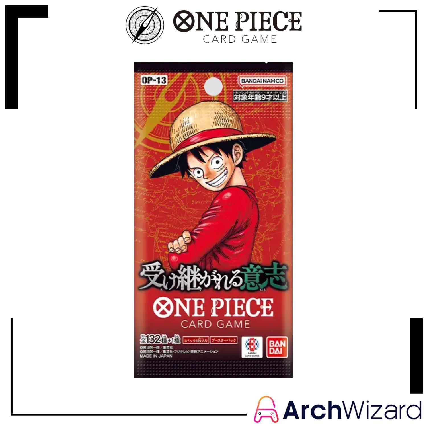 Trading Card Game TCG One Piece Card Game Booster Pack Carrying On His Will OP-13 (