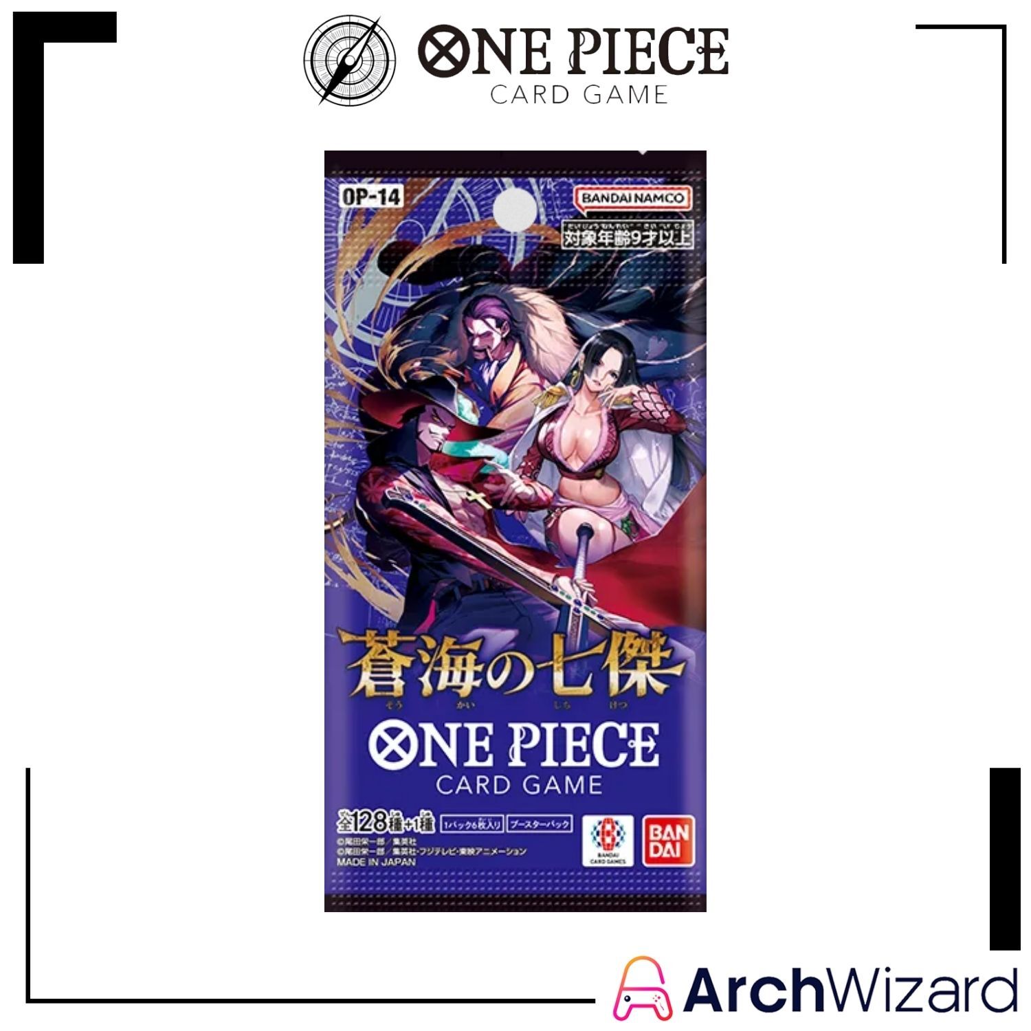 Trading Card Game TCG One Piece Card Game Booster Pack The Azure Sea's Seven OP- (