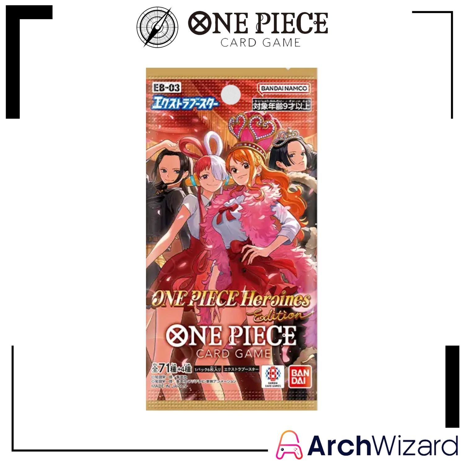 TCG One Piece Card Game Extra Booster Pack One Piece Heroines E (