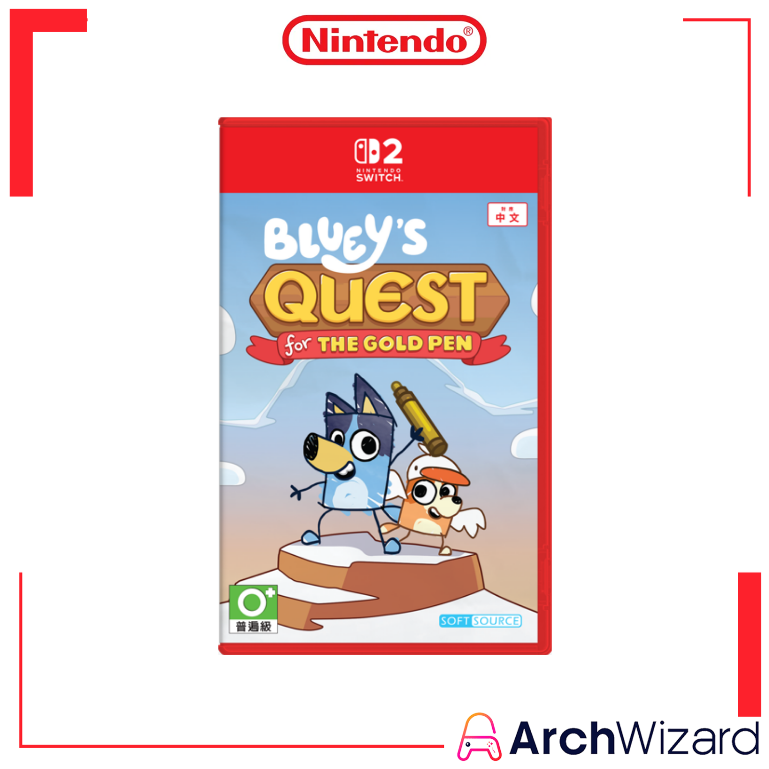 Nintendo Switch 2 Game Bluey'S Quest For The Gold Pen (2)