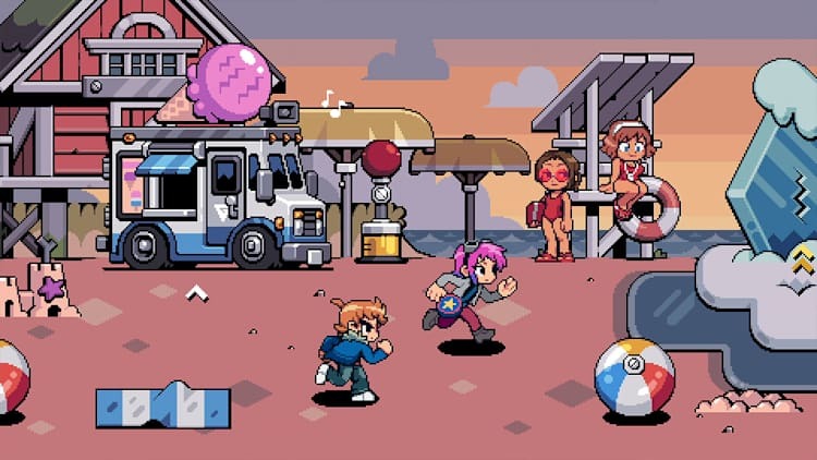 Nintendo Switch-Scott Pilgrim Ex-gameplay