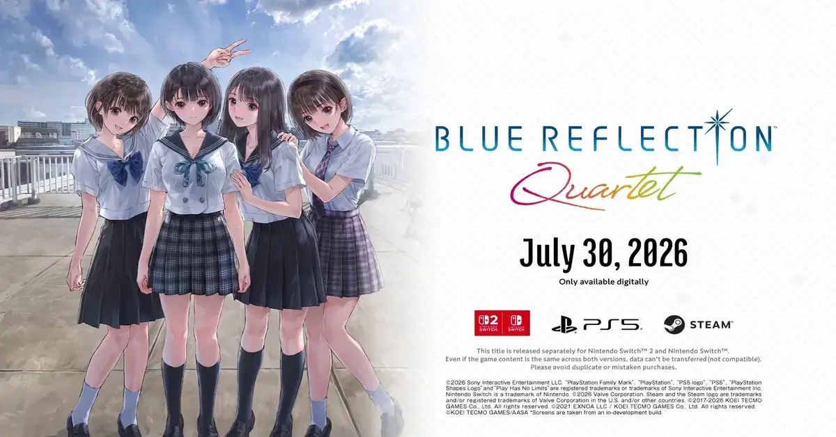 Nintendo Switch-Blue Reflection Quartet 4 In 1 Standard Edition-gameplay 11