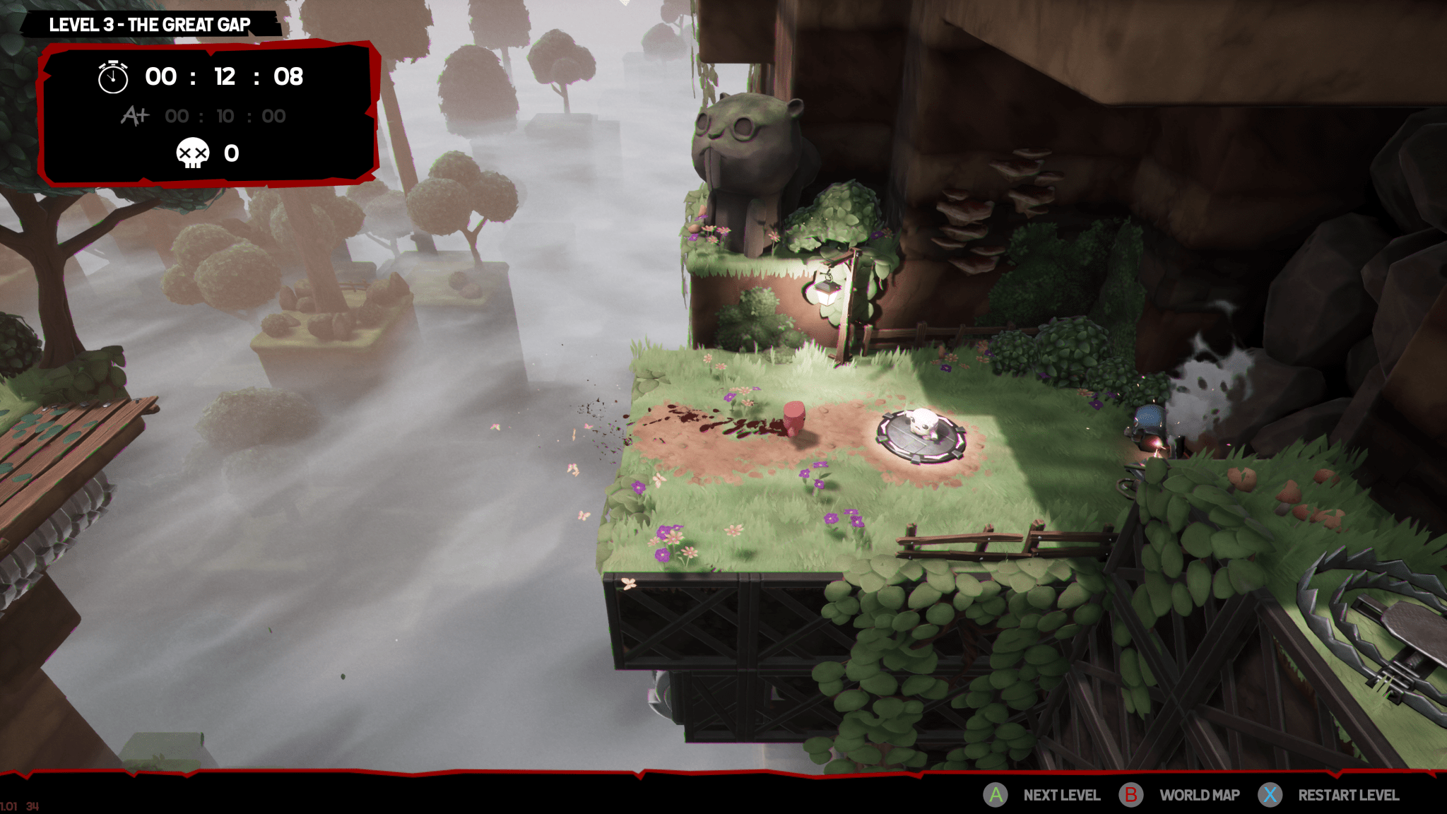 PlayStation 5-Super Meat Boy 3D-gameplay 10