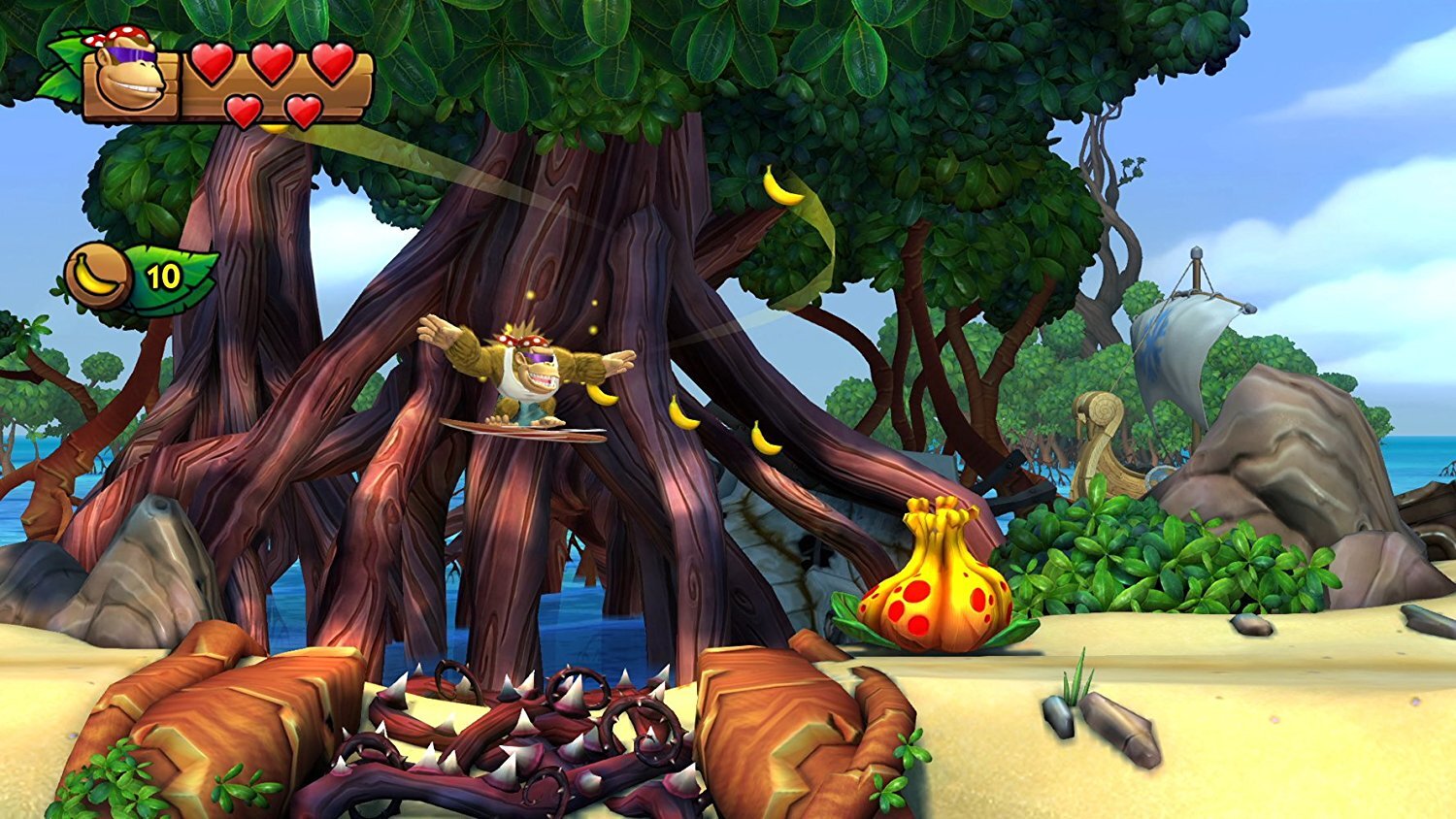 Nintendo Switch-Donkey Kong Country Tropical Freeze-gameplay 5