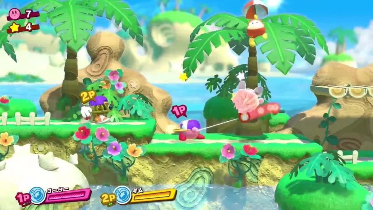 Nintendo Switch-Kirby Star Allies-gameplay 3