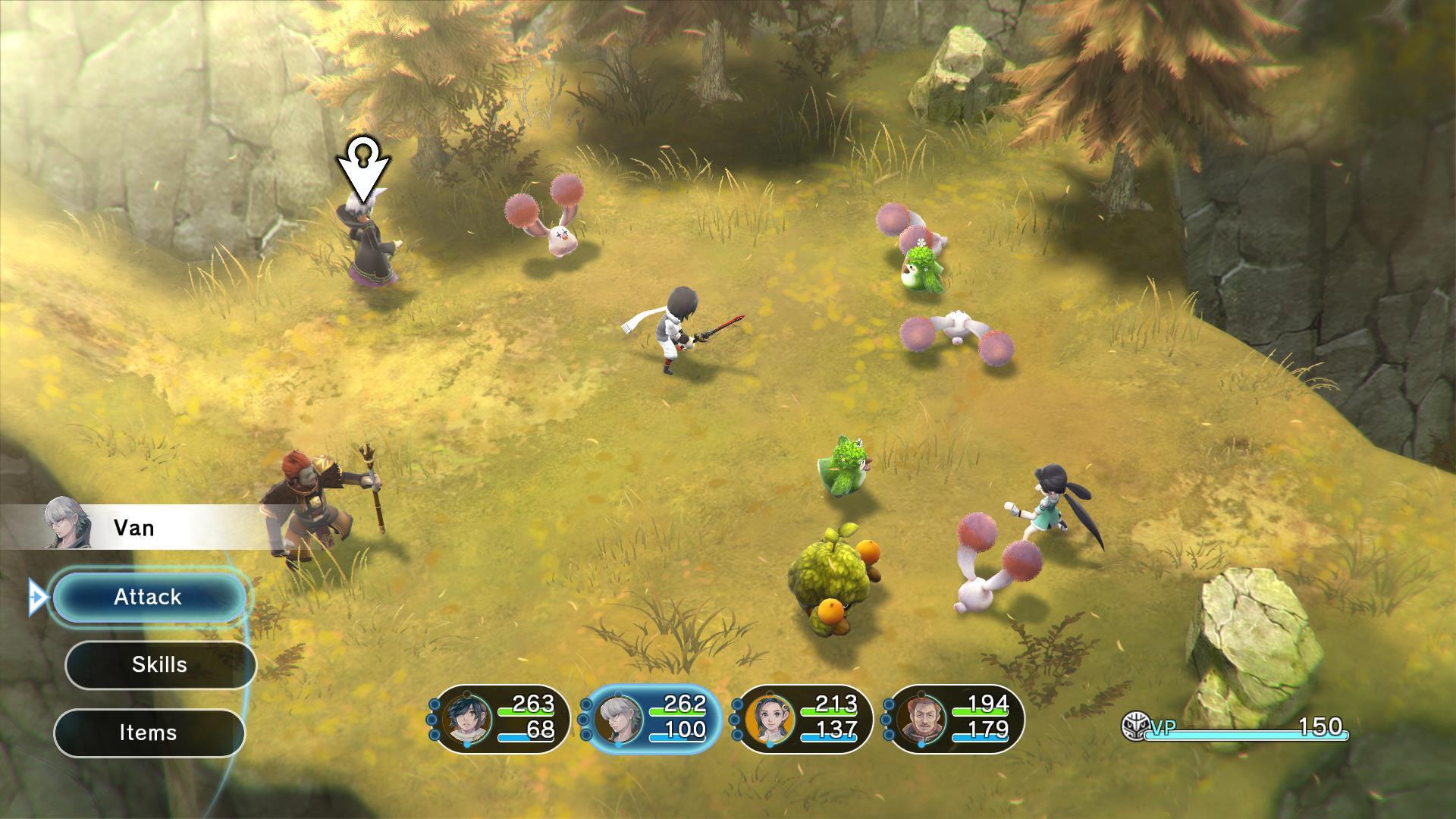 Nintendo Switch-Lost Sphear-gameplay 1