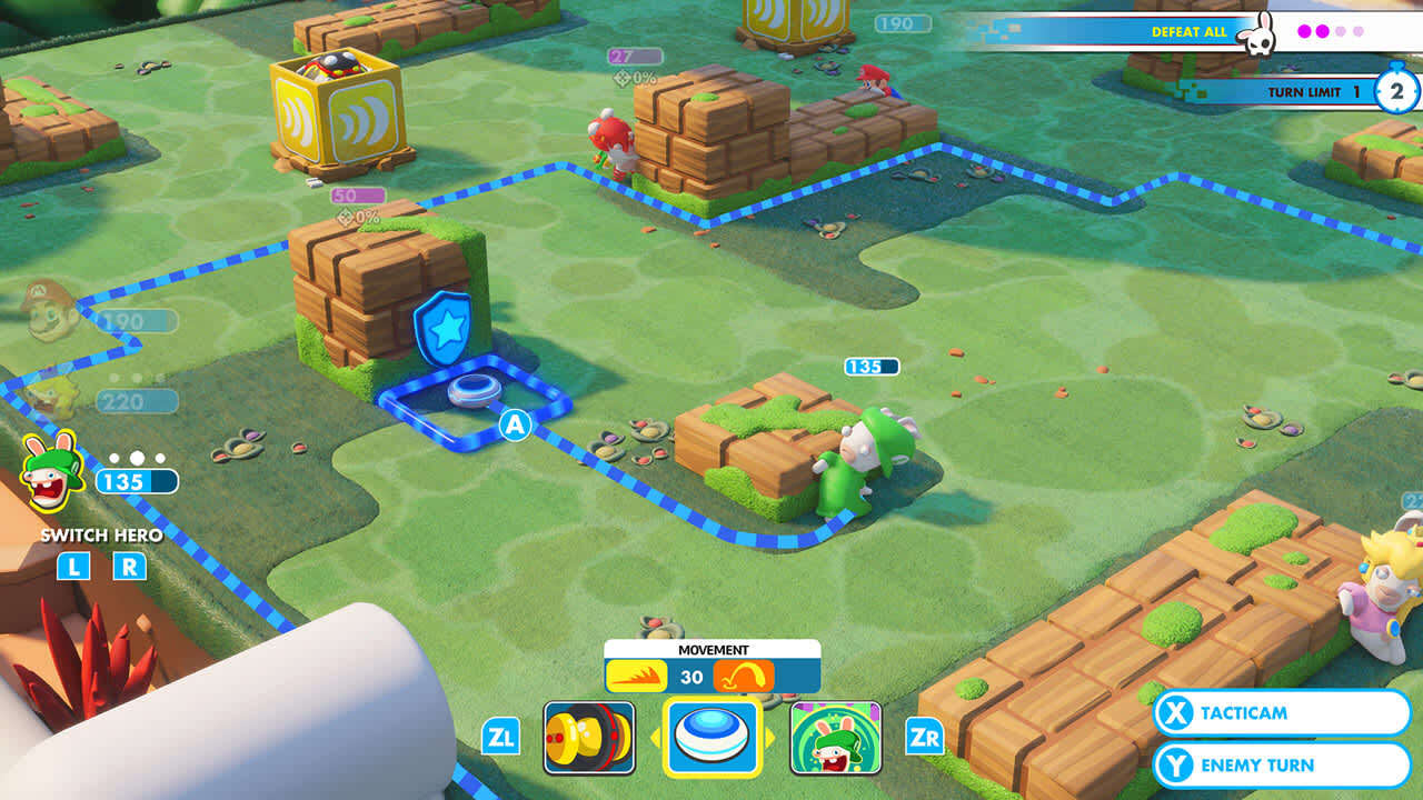 Nintendo Switch-Mario + Rabbids Kingdom Battle-gameplay 4