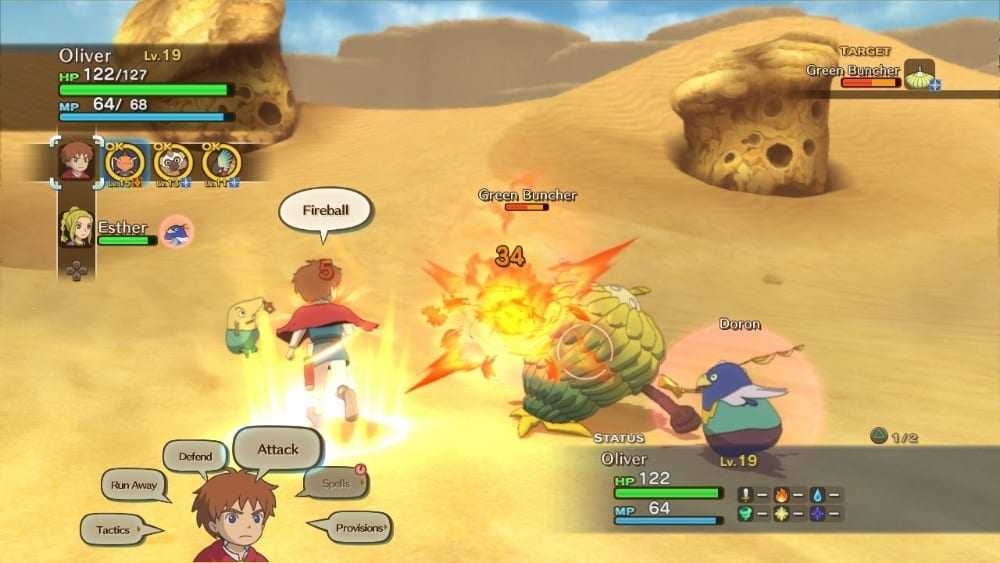 Nintendo Switch-Ni No Kuni Wrath of the White Witch-gameplay 9