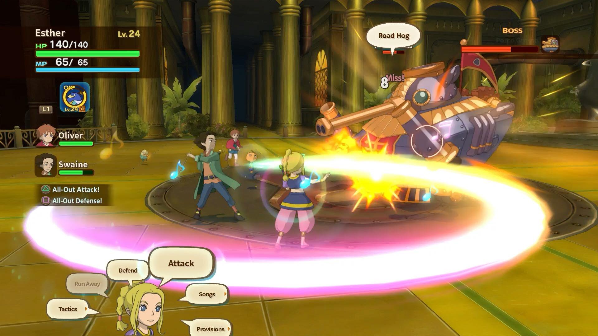 Nintendo Switch-Ni No Kuni Wrath of the White Witch-gameplay 4