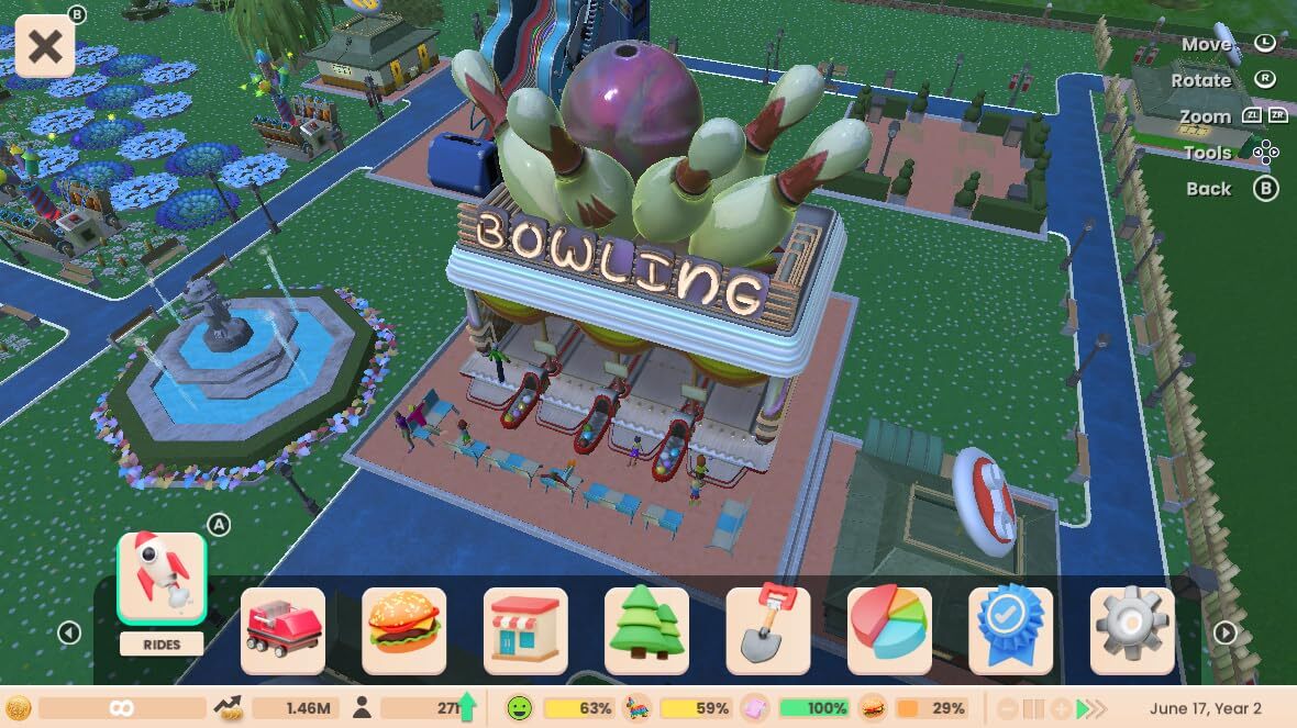 Nintendo Switch-Roller Coaster Tycoon Adventures Deluxe-gameplay 9