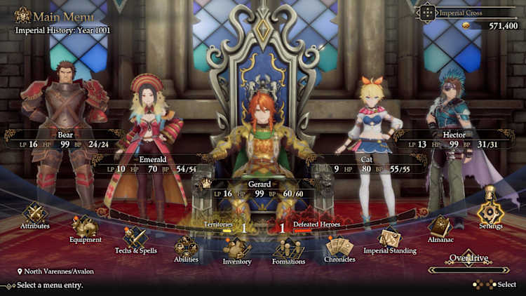 Nintendo Switch-Romancing SaGa 2 Revenge of The Seven-gameplay 2