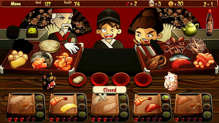 Nintendo Switch-Sushi Bar Express-gameplay