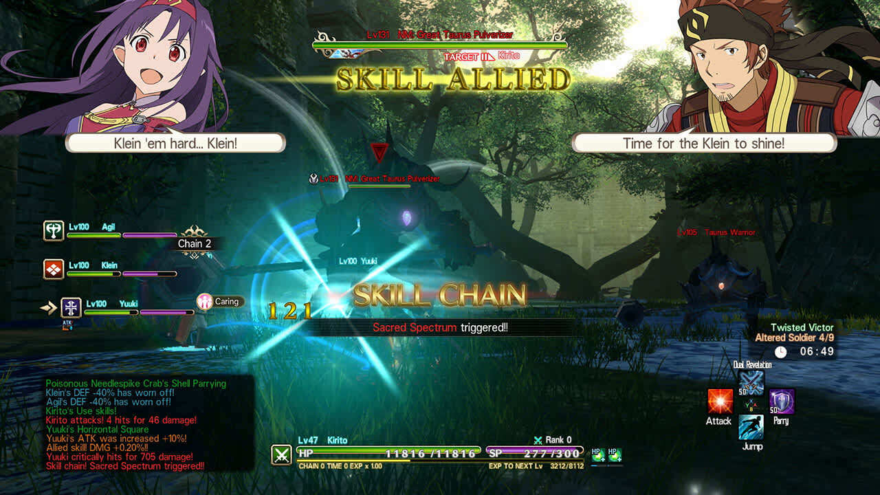 Nintendo Switch-Sword Art Online Hollow Realization Deluxe Edition-gameplay 2