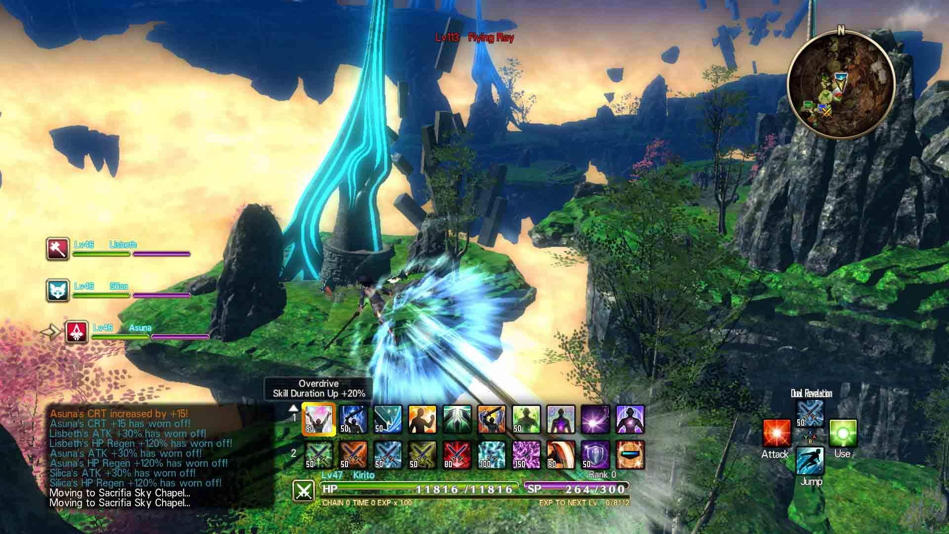 Nintendo Switch-Sword Art Online Hollow Realization Deluxe Edition-gameplay 3