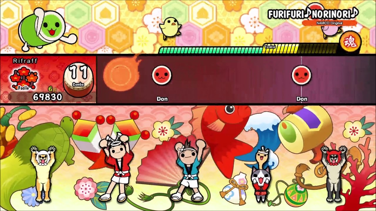 Nintendo Switch-Taiko no Tatsujin Drum n Fun!-gameplay 3