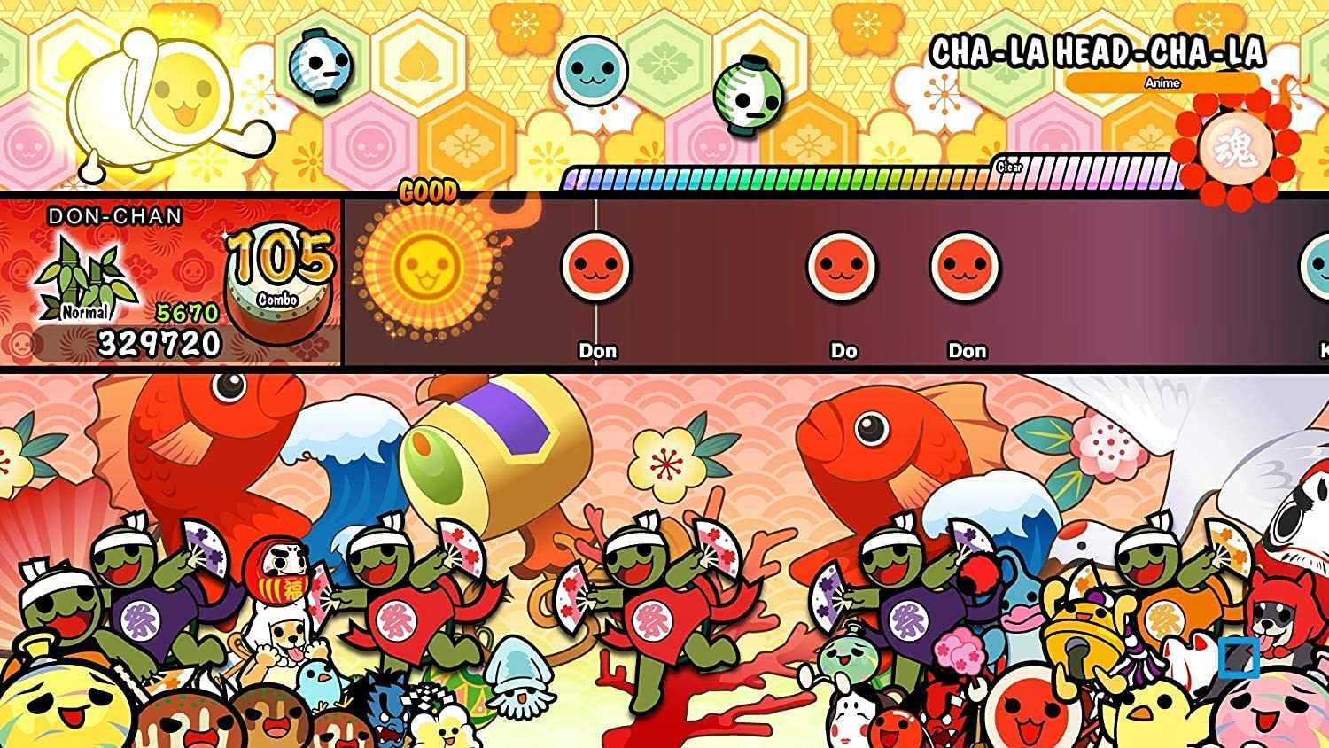 Nintendo Switch-Taiko no Tatsujin Rhythm Festival + Drum Set Collectors Set-gameplay 9