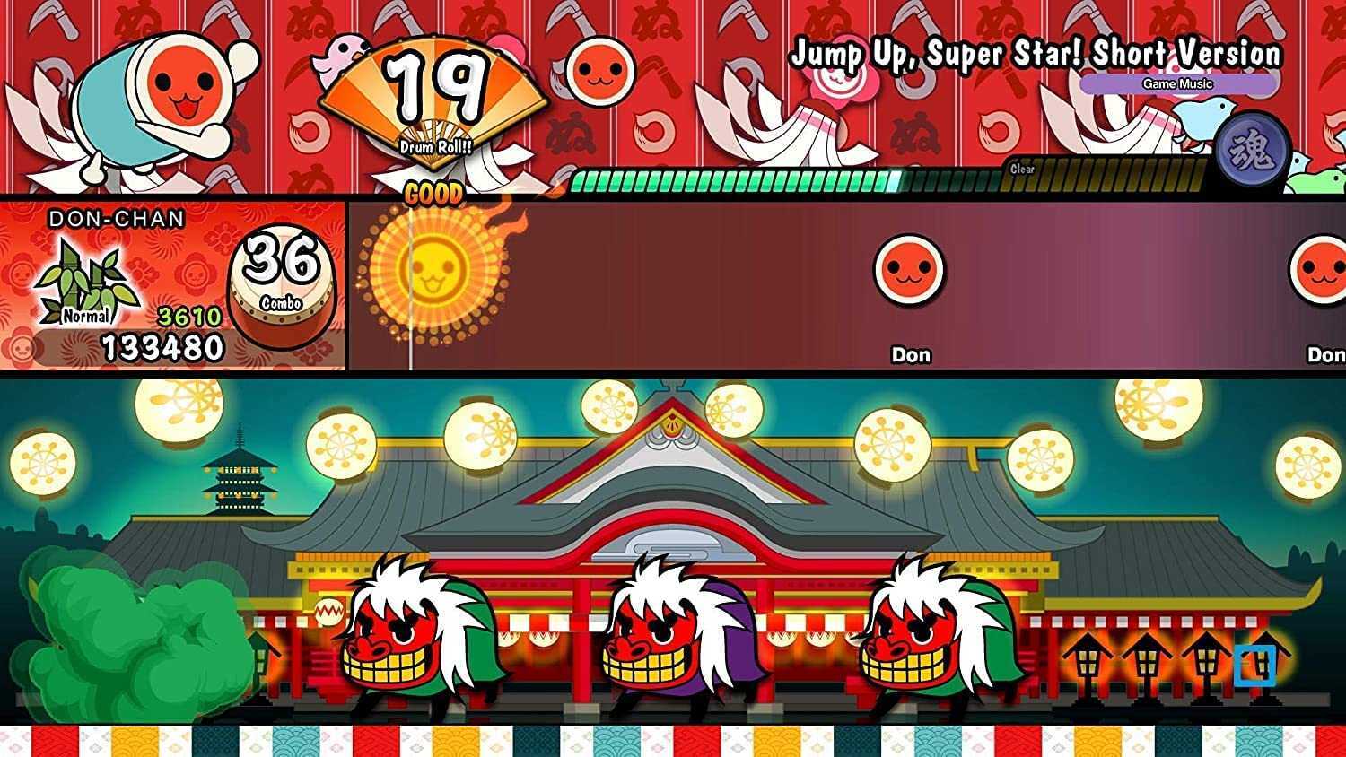 Nintendo Switch-Taiko no Tatsujin Rhythm Festival + Drum Set Collectors Set-gameplay 3