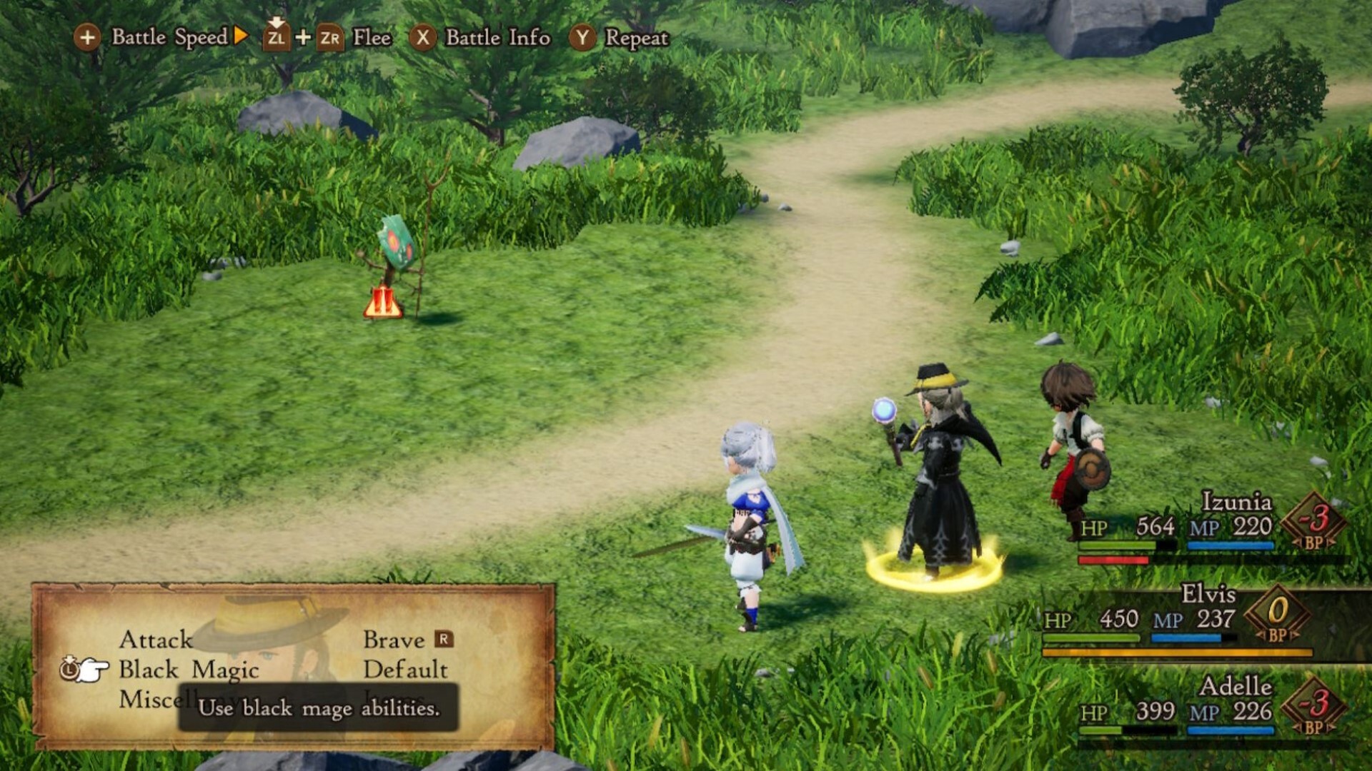 Nintendo Switch-Bravely Default 2-gameplay 8