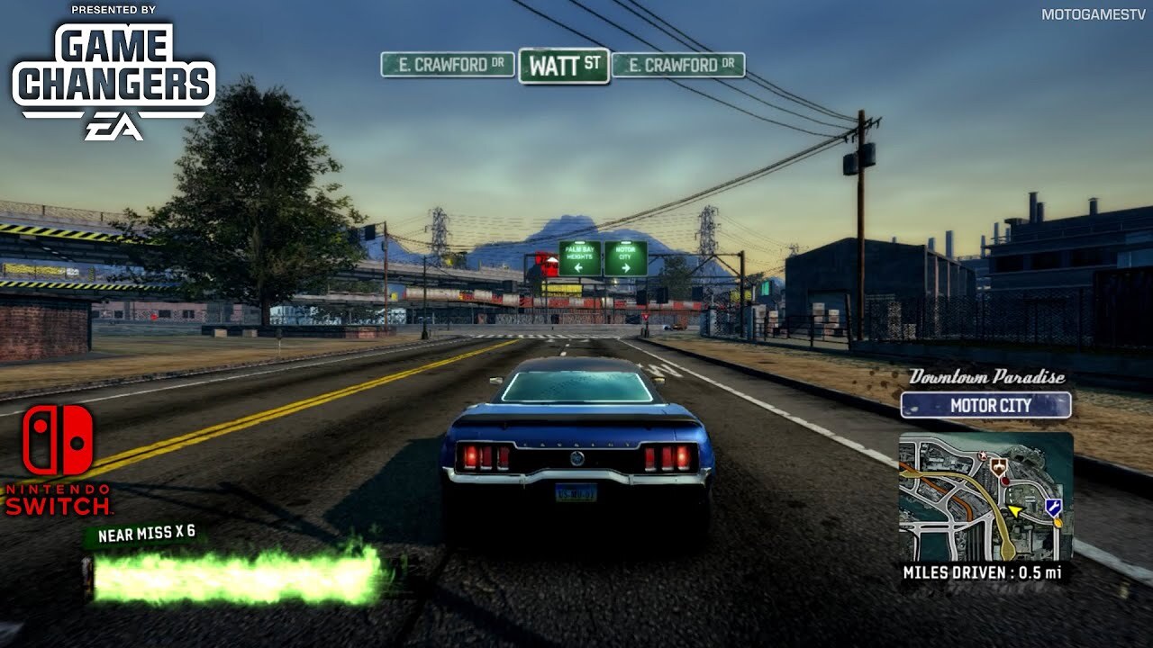 Nintendo Switch-Burnout Paradise-gameplay