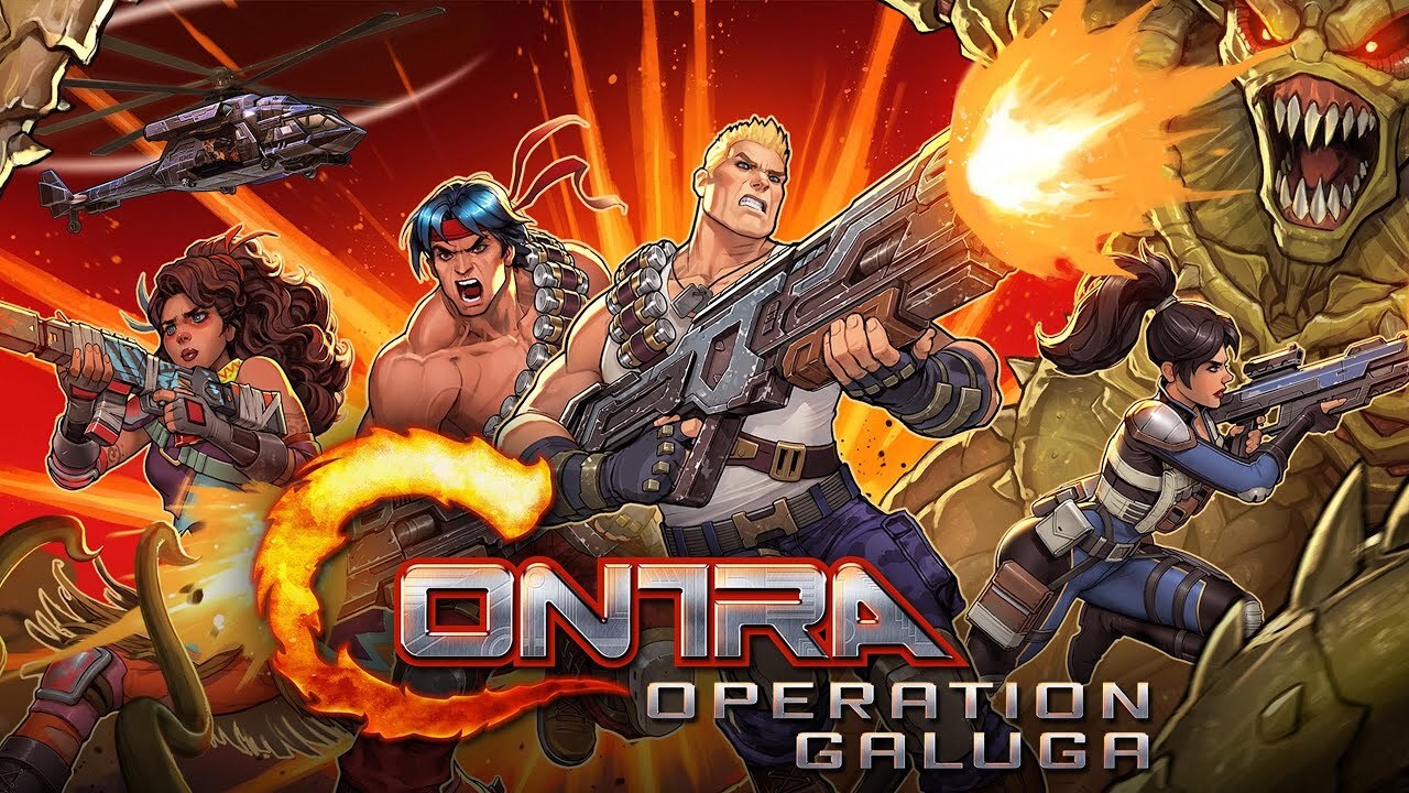 Nintendo Switch-Contra Operation Galuga-gameplay 1