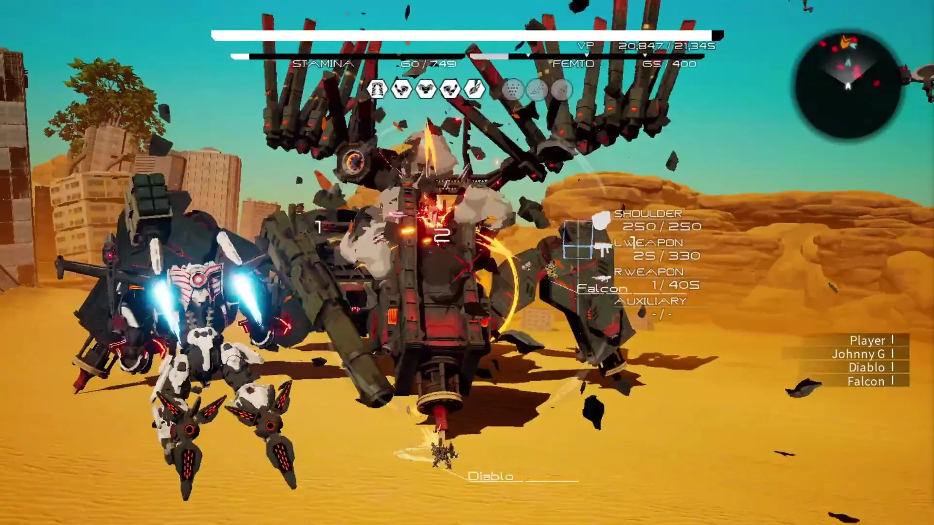 Nintendo Switch-Daemon X Machina-gameplay 2