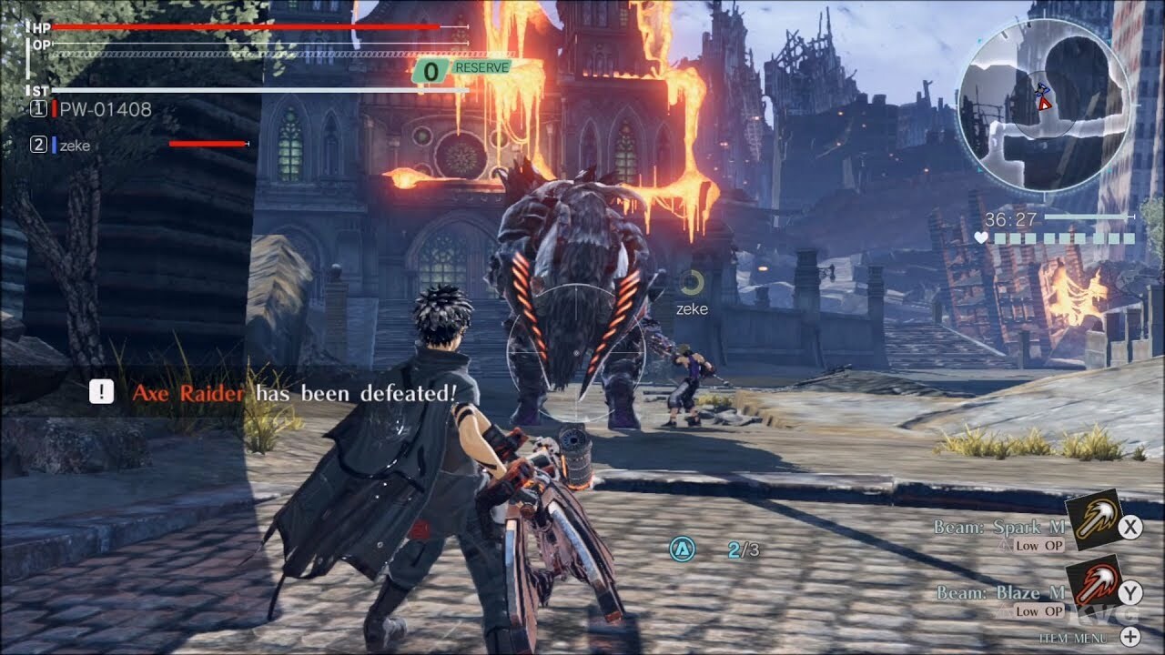 Nintendo Switch-God Eater 3-gameplay