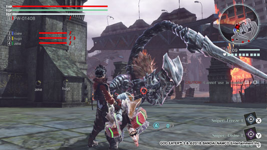 Nintendo Switch-God Eater 3-gameplay 4