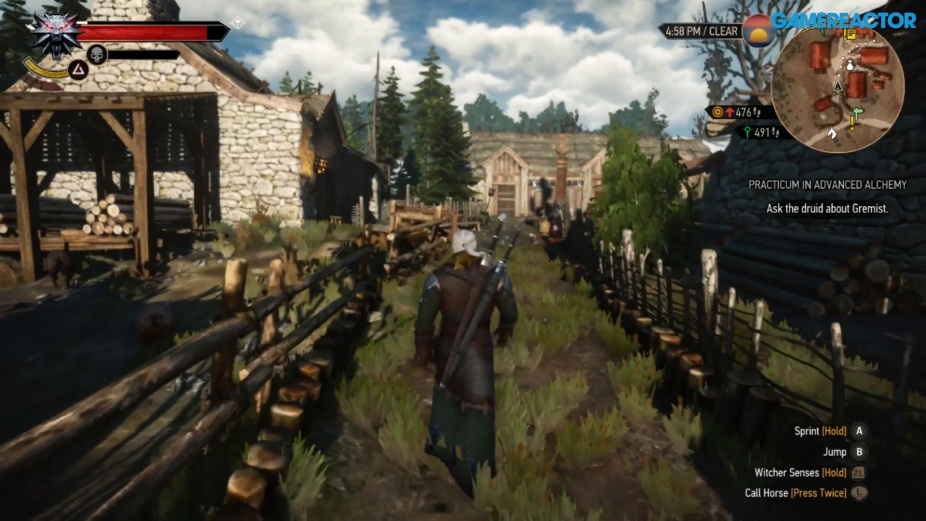 Nintendo Switch-The Witcher 3 Wild Hunt Complete Edition-gameplay 3