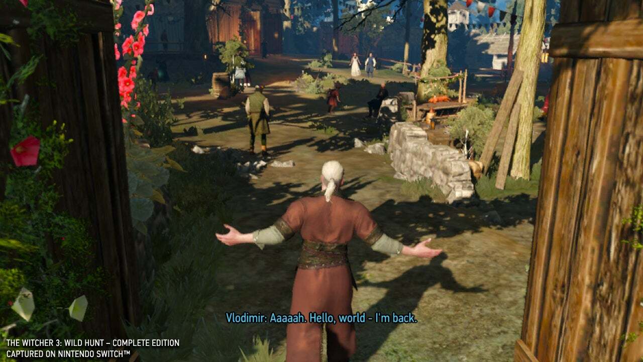 Nintendo Switch-The Witcher 3 Wild Hunt Complete Edition-gameplay 1