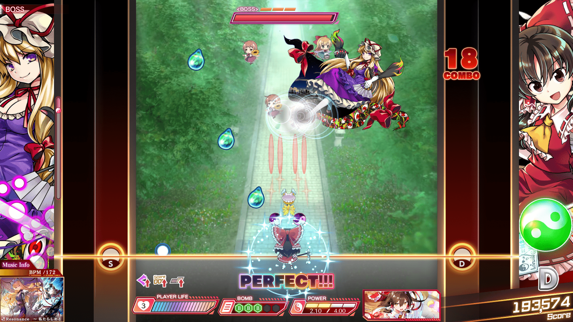 Nintendo Switch-Touhou Danmaku Kagura Phantasia Lost Standard Edition-gameplay 10