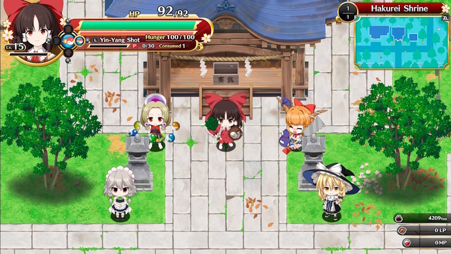Nintendo Switch-Touhou Genso Wandererer Foresight Standard Edition-gameplay 2