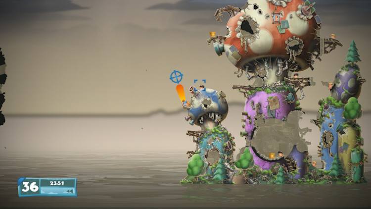 Nintendo Switch-Worms WMD-gameplay 11