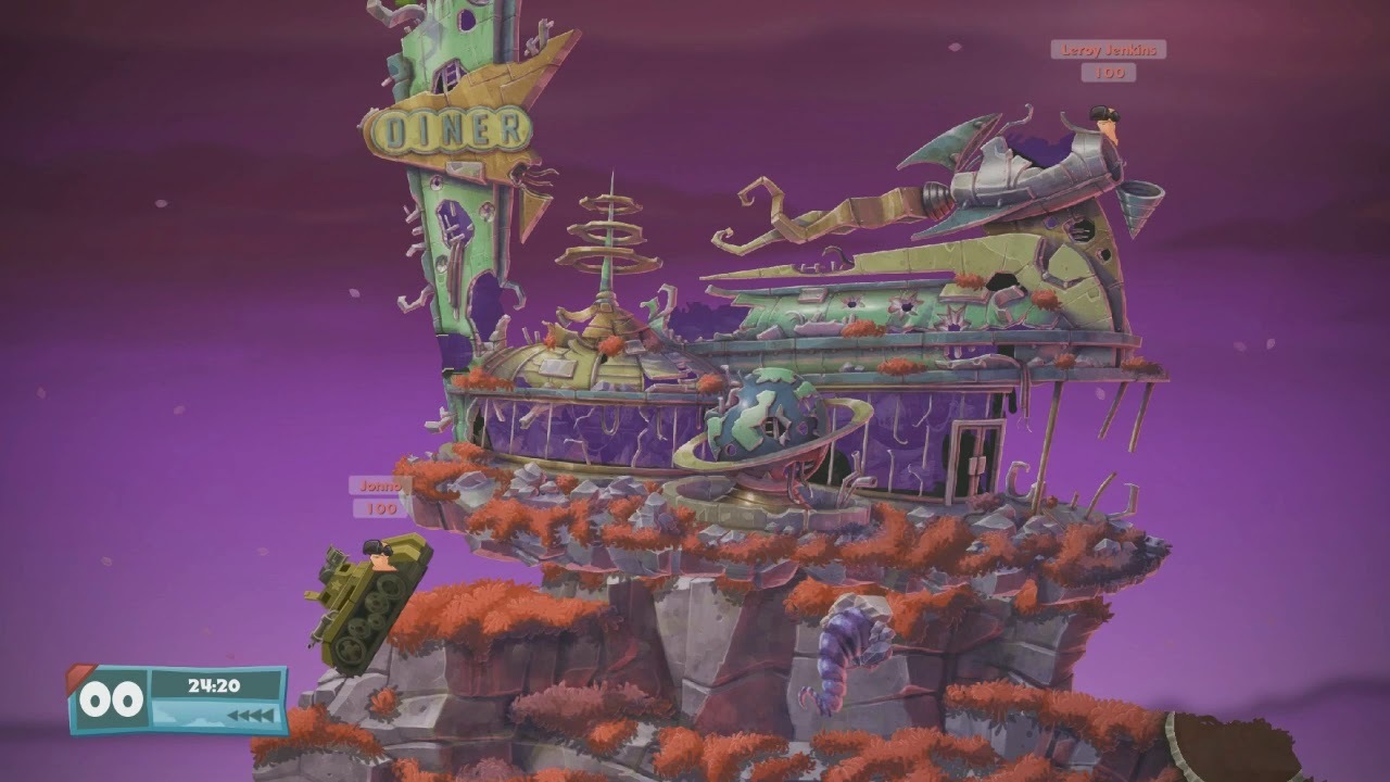 Nintendo Switch-Worms WMD-gameplay 4