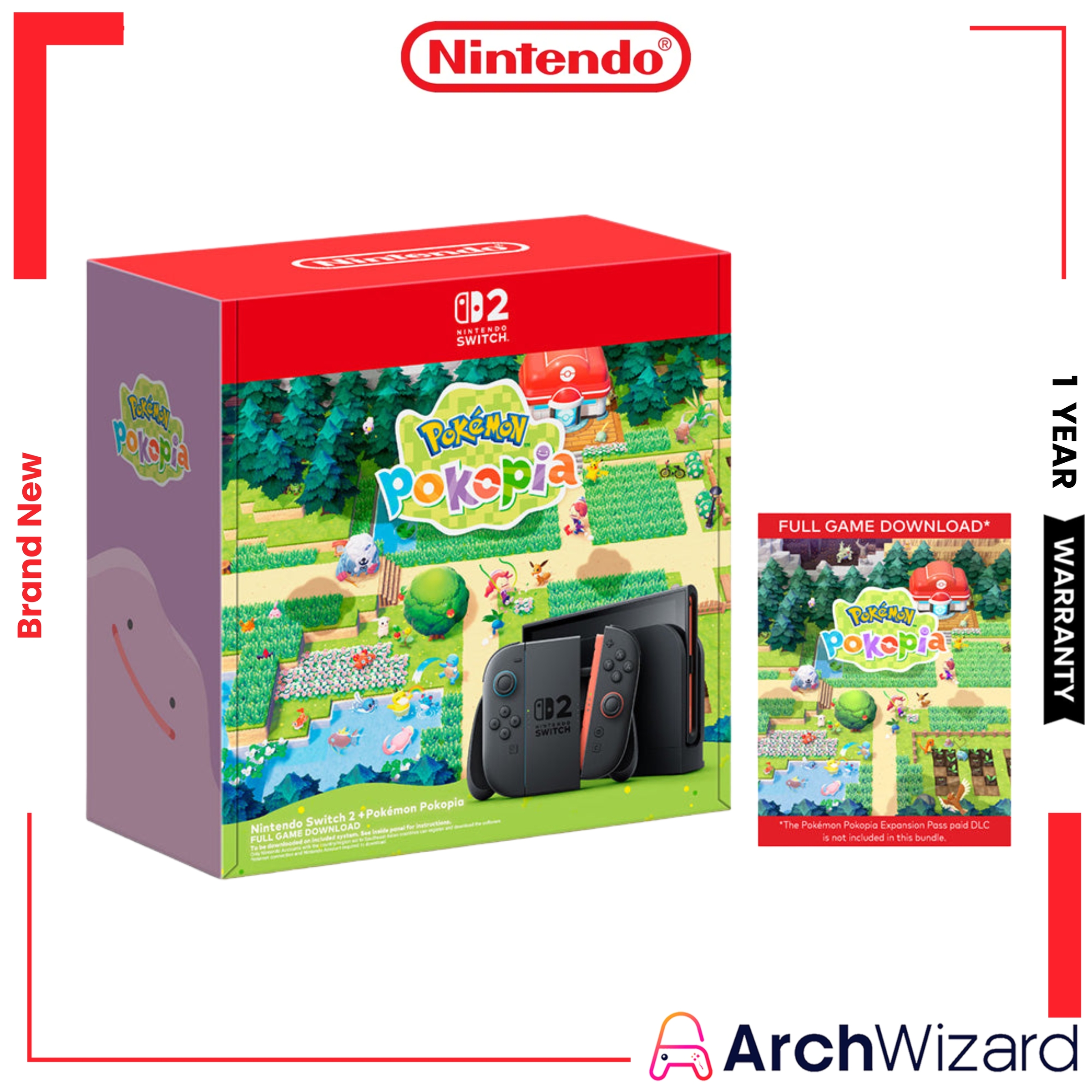 Nintendo Switch 2 Console Neon Edition Pokopia Bundle One Year SG Warranty SGPBN (1)