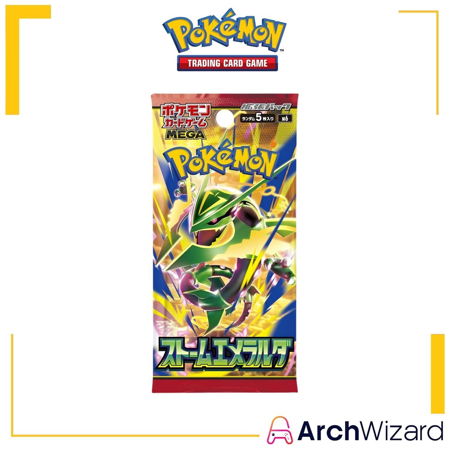 Mega M6 Storm Emeralda Booster Pack JPNBN (30 packs) (1)