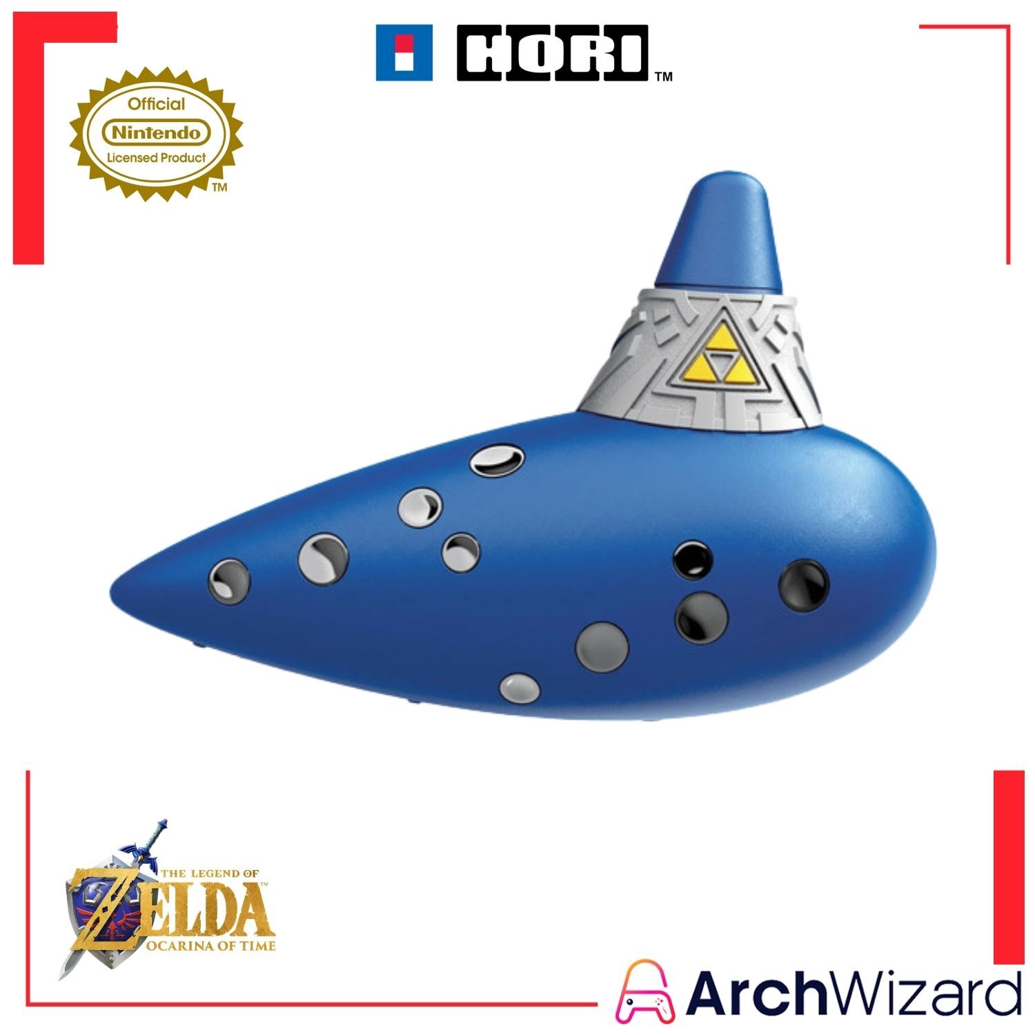 Hori Electric Ocarina of Time (The Legend of Zelda Series) for NS2 ArchWizard (1)