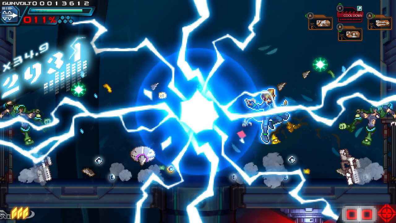Nintendo Switch 2-Azure Striker Gunvolt Trilogy Enhanced-gameplay 4