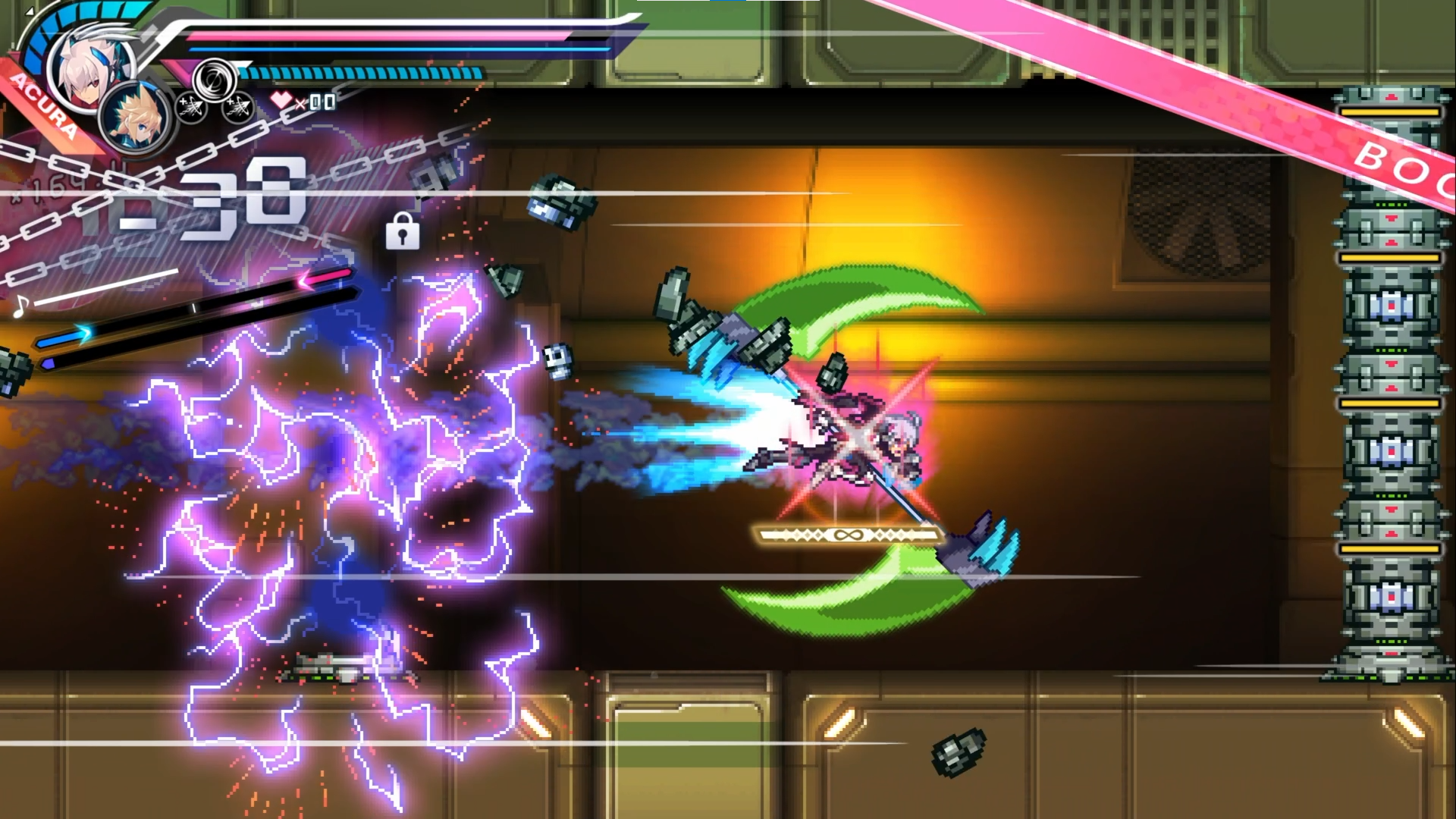 Nintendo Switch 2-Azure Striker Gunvolt Trilogy Enhanced-gameplay 7
