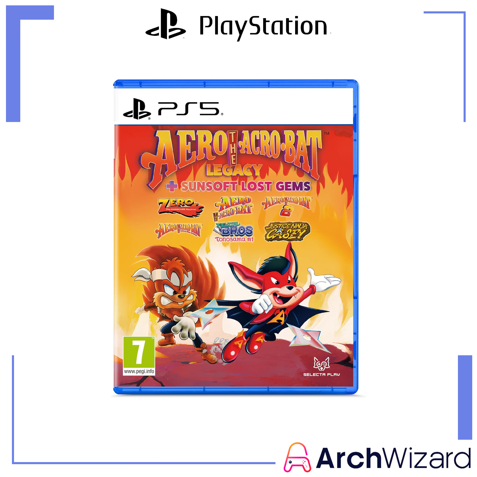 Cover Image_PS5_Aero The Acro Bat Legacy + Sunsoft Lost Gems_3_Edition2