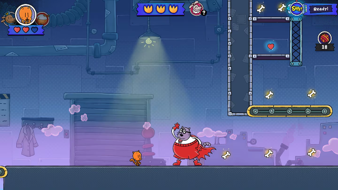 Dog Man Bark In Action (PS5 Game) (4)