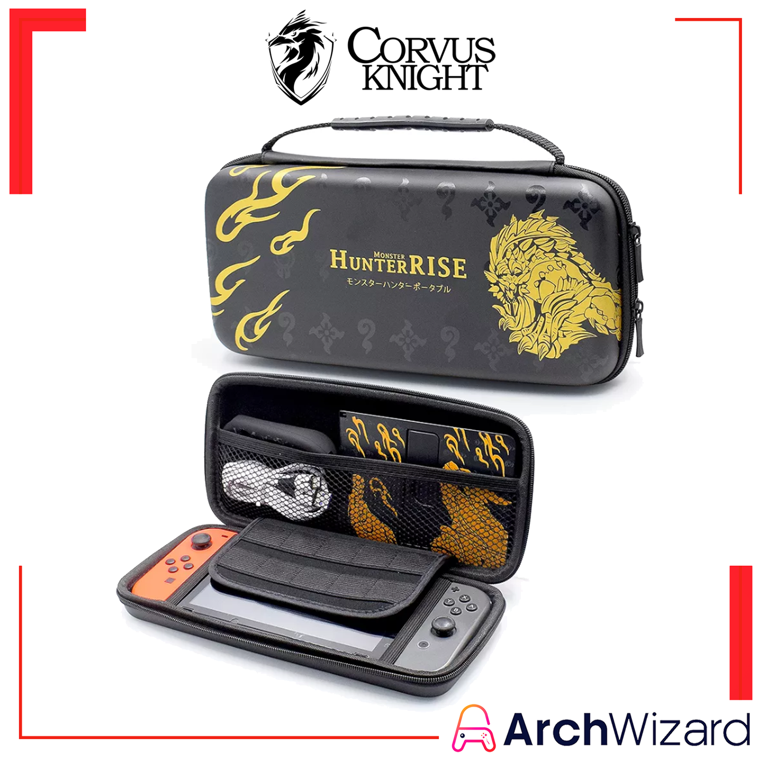 Monster hunter switch sale case