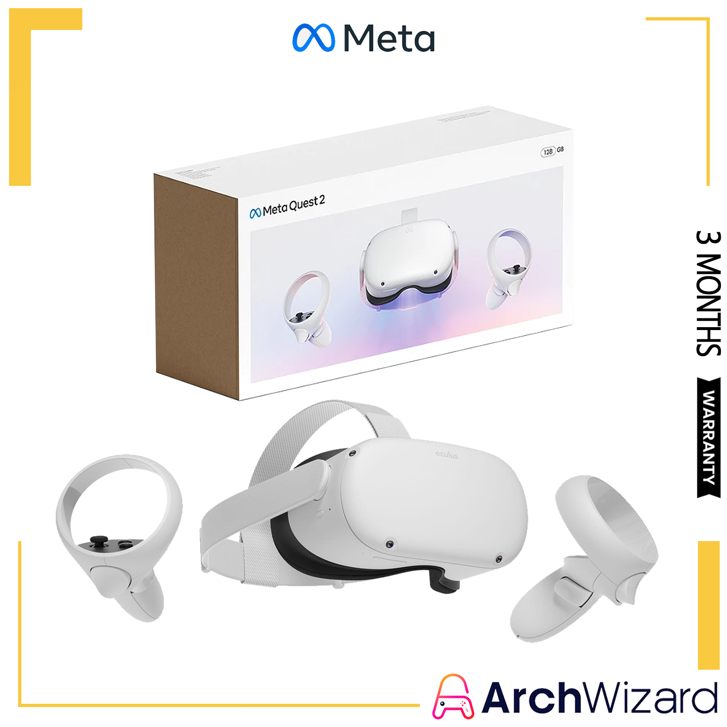 Meta Quest 2 Virtual Reality Headset (Refurbished, Oculus Quest